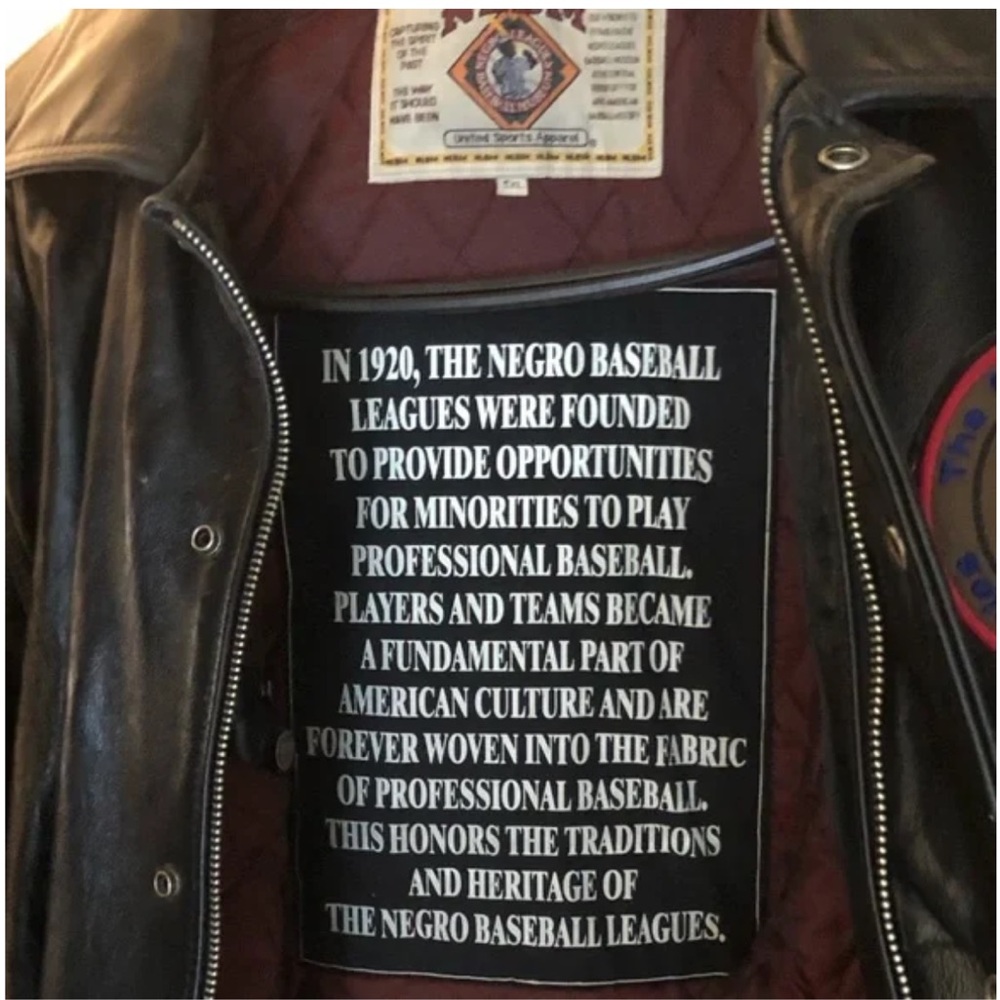 The negro leagues world series 75th anniversary coat